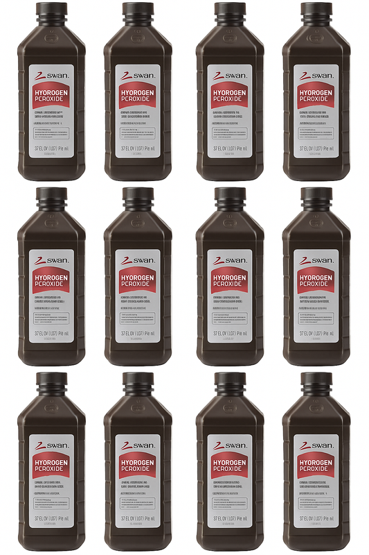 Swan Hydrogen Peroxide 3% USP First Aid Antiseptic - 32 fl oz (Pack of 4)