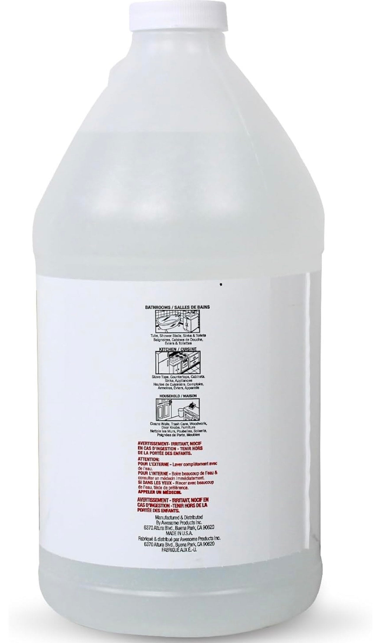 Clear Ammonia - 6 Pack (64 oz each)